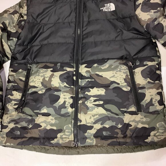 The North Face Reversible Mount Chimbo Camo Fleece Jacket Boy's XL 14-16 - Picture 3 of 9
